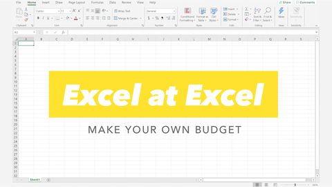 Excel at Excel: Make Your Own Budget